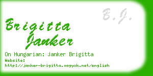 brigitta janker business card